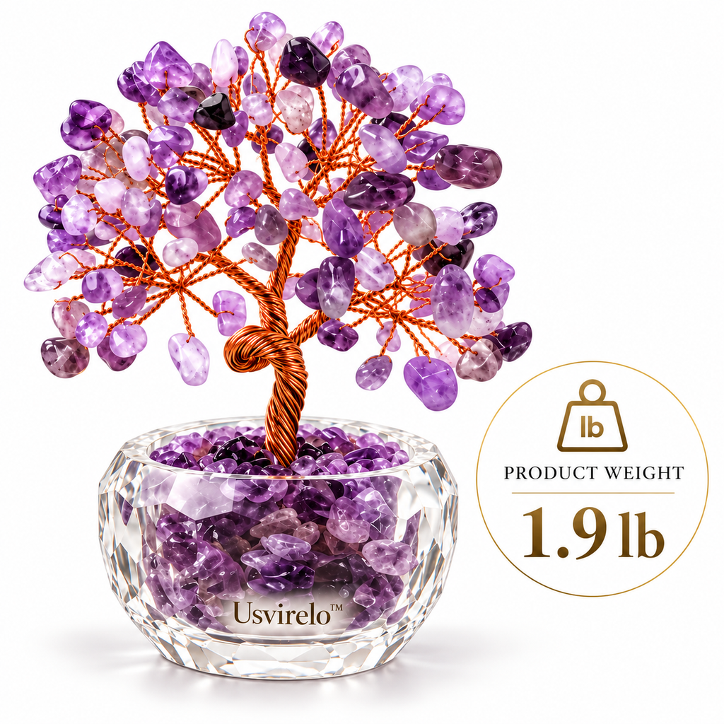 Usvirelo™ Amethyst Grove Crystal Tree