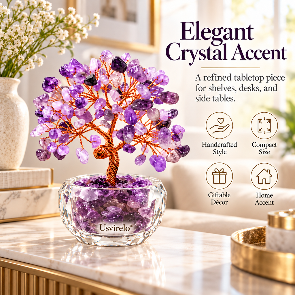 Usvirelo™ Amethyst Grove Crystal Tree