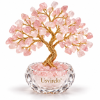 Usvirelo™ Blush Bloom Rose Quartz Tree