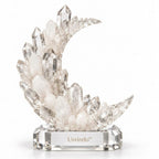 Usvirelo™ Crescent Moon Quartz Crystal Cluster