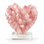 Usvirelo™ Rose Quartz Heart Cluster