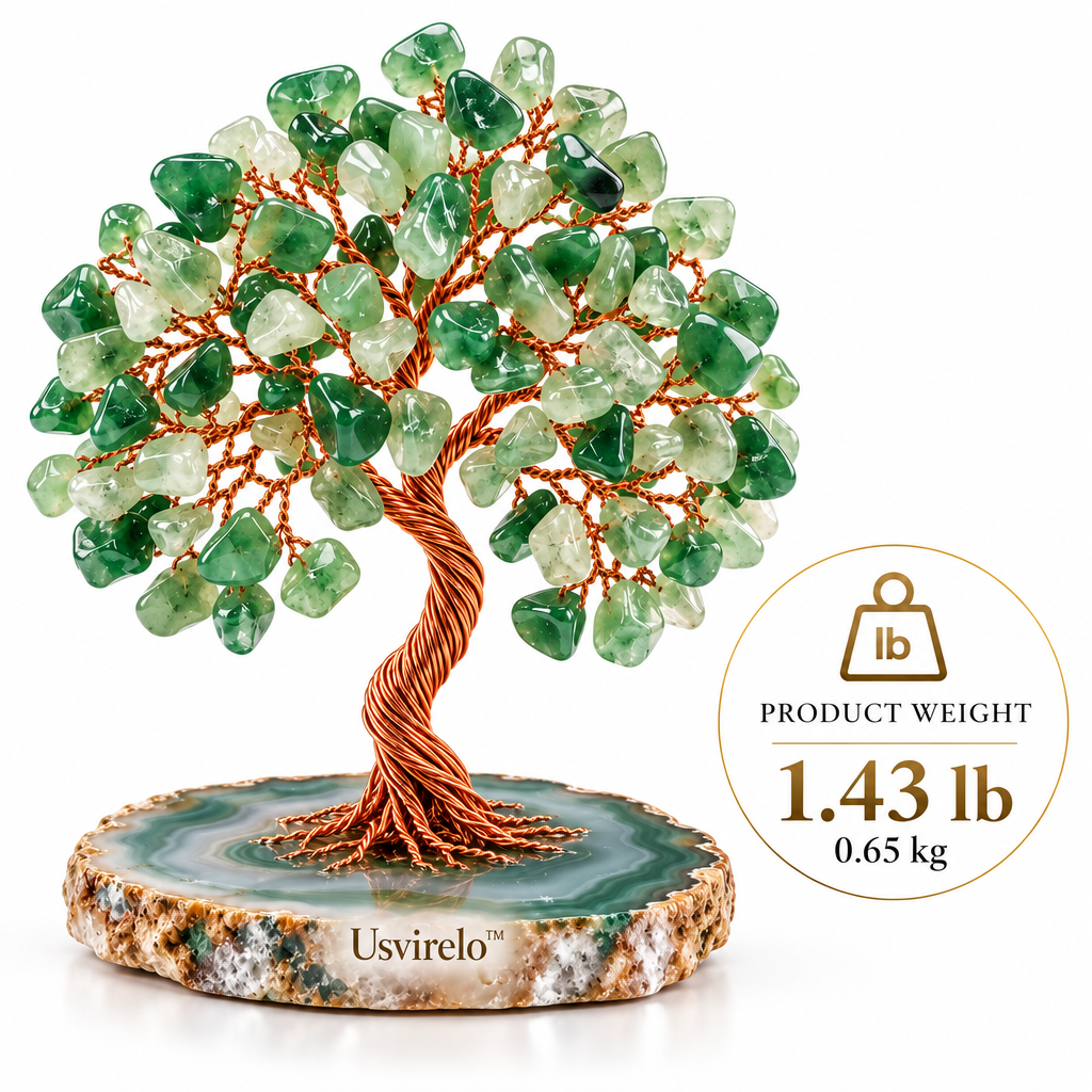Usvirelo™ Green Aventurine Crystal Money Tree
