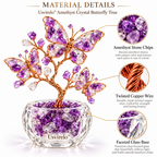 Usvirelo™ Amethyst Crystal Butterfly Tree